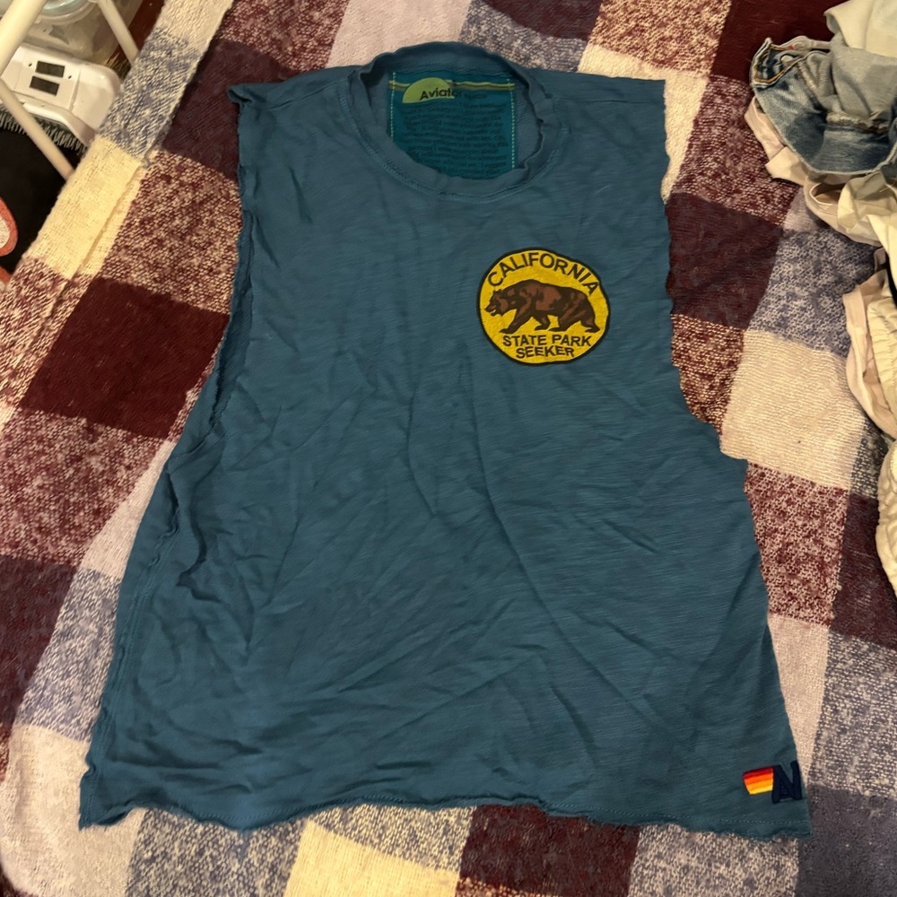 Aviator nation muscle tee